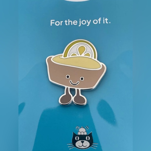 Jellycat COLLETTE TARTE AUX CITRON PARIS EXCLUSIVE Bag Pin Stickers NEW! - Picture 11 of 13